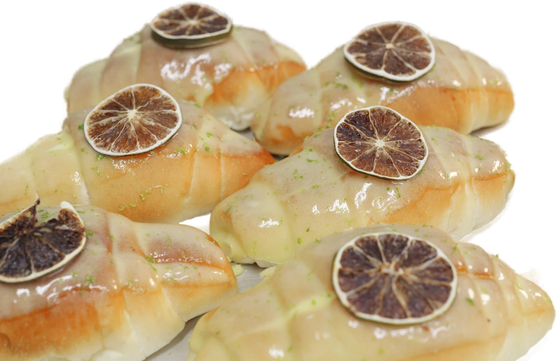 HoneyMe lime salt bread, background removed